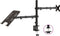 vidaXL - Monitorbeugel - VESA - 75/100 - mm - zwart - staal