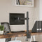 vidaXL - Monitorbeugel - VESA - 75/100 - mm - zwart - staal
