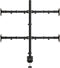 vidaXL - Monitorbeugel - VESA - 75/100 - mm - zwart - staal