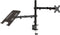 vidaXL - Monitorbeugel - VESA - 75/100 - mm - zwart - staal