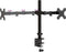 vidaXL - Monitorbeugel - VESA - 75/100 - mm - zwart - staal