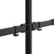 vidaXL - Monitorbeugel - VESA - 75/100 - mm - zwart - staal