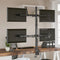 vidaXL - Monitorbeugel - VESA - 75/100 - mm - zwart - staal