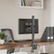 vidaXL - Monitorbeugel - VESA - 75/100 - mm - zwart - staal