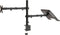 vidaXL - Monitorbeugel - VESA - 75/100 - mm - zwart - staal