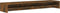 vidaXL - Monitorstandaard - 100x24x13 - cm - bewerkt - hout - gerookt - eikenkleurig