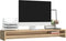 vidaXL - Monitorstandaard - 100x24x13 - cm - bewerkt - hout - sonoma - eikenkleurig
