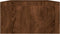 vidaXL - Monitorstandaard - 100x24x13 - cm - bewerkt - hout - bruineikenkleurig