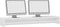 vidaXL - Monitorstandaard - 100x24x13 - cm - bewerkt - hout - hoogglans - wit