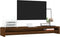 vidaXL - Monitorstandaard - 100x24x13 - cm - bewerkt - hout - bruineikenkleurig