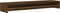 vidaXL - Monitorstandaard - 100x24x13 - cm - bewerkt - hout - bruineikenkleurig