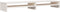 vidaXL - Monitorstandaard - 100x24x13 - cm - massief - grenenhout - wit