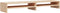 vidaXL - Monitorstandaard - 100x24x13 - cm - massief - grenenhout