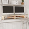 vidaXL - Monitorstandaard - 100x24x13 - cm - massief - grenenhout