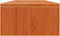 vidaXL - Monitorstandaard - 100x24x13 - cm - massief - grenenhout - wasbruin