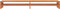 vidaXL - Monitorstandaard - 100x24x13 - cm - massief - grenenhout - wasbruin