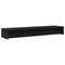 vidaXL - Monitorstandaard - 100x24x13 - cm - spaanplaat - zwart - eikenkleurig