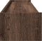 vidaXL - Monitorstandaard - 100x24x16 - cm - bewerkt - hout - bruin - eikenkleurig