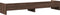 vidaXL - Monitorstandaard - 100x24x16 - cm - bewerkt - hout - bruin - eikenkleurig