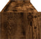 vidaXL - Monitorstandaard - 100x24x16 - cm - bewerkt - hout - gerookt - eikenkleurig