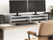 vidaXL - Monitorstandaard - 100x24x16 - cm - bewerkt - hout - grijs - sonoma - eiken