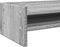 vidaXL - Monitorstandaard - 100x24x16 - cm - bewerkt - hout - grijs - sonoma - eiken