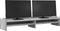 vidaXL - Monitorstandaard - 100x24x16 - cm - bewerkt - hout - grijs - sonoma - eiken