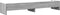 vidaXL - Monitorstandaard - 100x24x16 - cm - bewerkt - hout - grijs - sonoma - eiken