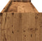 vidaXL - Monitorstandaard - 100x24x16 - cm - bewerkt - hout - oud - houtkleurig