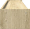 vidaXL - Monitorstandaard - 100x24x16 - cm - bewerkt - hout - sonoma - eikenkleurig