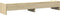 vidaXL - Monitorstandaard - 100x24x16 - cm - bewerkt - hout - sonoma - eikenkleurig