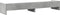 vidaXL - Monitorstandaard - 100x24x16 - cm - bewerkt - hout - betongrijs