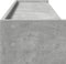 vidaXL - Monitorstandaard - 100x24x16 - cm - bewerkt - hout - betongrijs