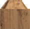 vidaXL - Monitorstandaard - 100x24x16 - cm - bewerkt - hout - artisanaal - eiken