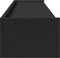 vidaXL - Monitorstandaard - 100x24x16 - cm - bewerkt - hout - zwart