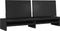 vidaXL - Monitorstandaard - 100x24x16 - cm - bewerkt - hout - zwart