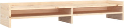 vidaXL - Monitorstandaard - 100x24x16 - cm - massief - grenenhout