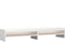 vidaXL - Monitorstandaard - 100x24x16 - cm - massief - grenenhout - wit