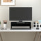vidaXL - Monitorstandaard - 100x24x16 - cm - massief - grenenhout - wit