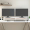 vidaXL - Monitorstandaard - 100x24x16 - cm - massief - grenenhout - wit