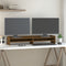 vidaXL - Monitorstandaard - 100x24x16 - cm - massief - grenenhout - honingbruin