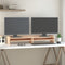 vidaXL - Monitorstandaard - 100x24x16 - cm - massief - grenenhout