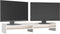 vidaXL - Monitorstandaard - 100x24x16 - cm - massief - grenenhout - wit