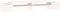 vidaXL - Monitorstandaard - 100x27,5x15 - cm - massief - grenenhout - wit