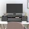 vidaXL - Monitorstandaard - 100x27,5x15 - cm - massief - grenenhout - zwart