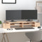 vidaXL - Monitorstandaard - 100x27,5x15 - cm - massief - grenenhout