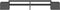vidaXL - Monitorstandaard - 100x27,5x15 - cm - massief - grenenhout - grijs