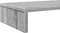 vidaXL - Monitorstandaard - 100x27x10 - cm - bewerkt - hout - grijs - sonoma - eiken