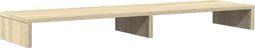 vidaXL - Monitorstandaard - 100x27x10 - cm - bewerkt - hout - sonoma - eikenkleurig