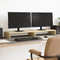 vidaXL - Monitorstandaard - 100x27x10 - cm - bewerkt - hout - sonoma - eikenkleurig
